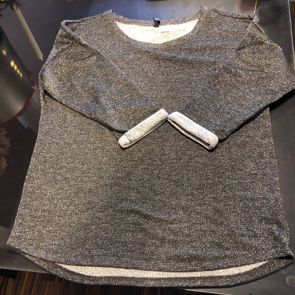 3/4 sleeve H&M too in metallic silver